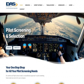 Скриншот главной страницы сайта damosaviation.com