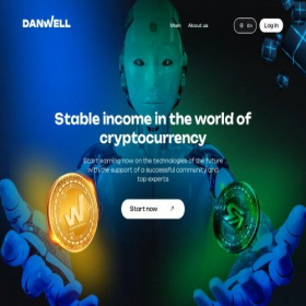 Скриншот главной страницы сайта danwell.life