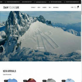 Скриншот главной страницы сайта danyounguk.com
