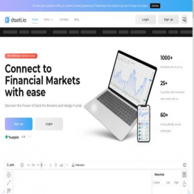 Скриншот главной страницы сайта daoti.io