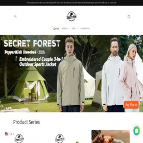 Скриншот главной страницы сайта dapperkick.com