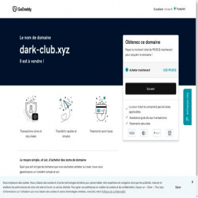 Скриншот главной страницы сайта dark-club.xyz