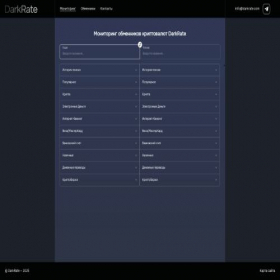 Скриншот главной страницы сайта darkrate.com