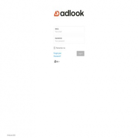 Скриншот главной страницы сайта dash.adlook.me