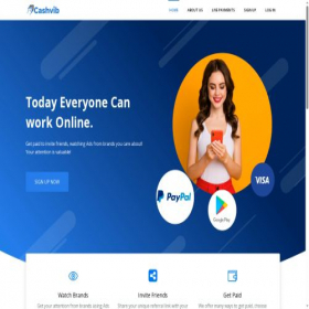 Скриншот главной страницы сайта dash3.cashvib.com
