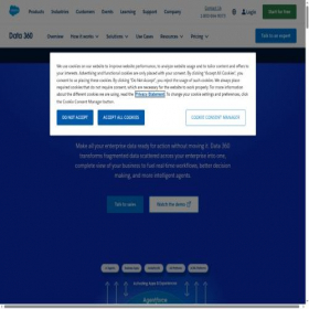 Скриншот главной страницы сайта data.com