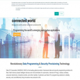 Скриншот главной страницы сайта dataio.com