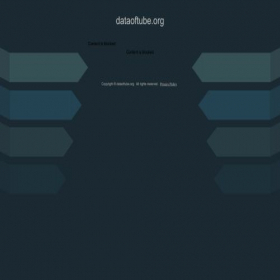 Скриншот главной страницы сайта dataoftube.org