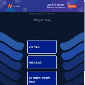 Скриншот главной страницы сайта dating4you.name
