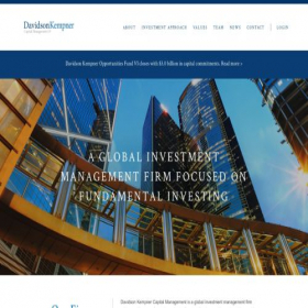 Скриншот главной страницы сайта davidsonpollard.com
