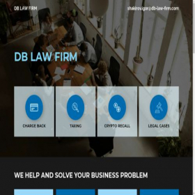 Скриншот главной страницы сайта db-law-firm.com