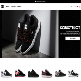 Скриншот главной страницы сайта dc-shoespolska.com