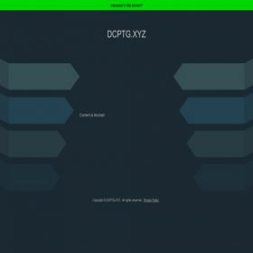 Скриншот главной страницы сайта dcptg.xyz