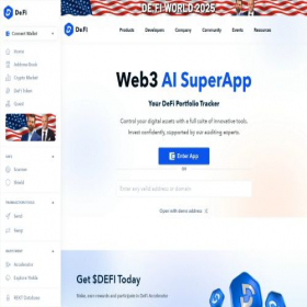 Скриншот главной страницы сайта de.fi
