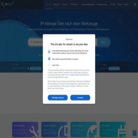 Скриншот главной страницы сайта de.ipshu.com