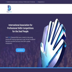 Скриншот главной страницы сайта deafskills.com