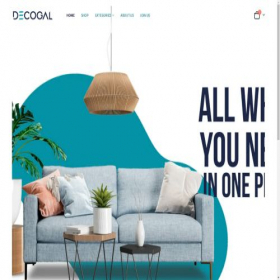 Скриншот главной страницы сайта decogal.eg