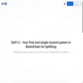 Скриншот главной страницы сайта defiu.com