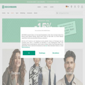 Скриншот главной страницы сайта deichmannoutlet.shop