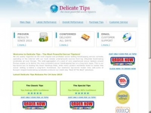 Скриншот главной страницы сайта delicatetips.com