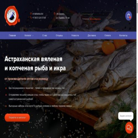 Скриншот главной страницы сайта delika.fish