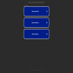 Скриншот главной страницы сайта delivertokions.me