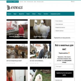 Скриншот главной страницы сайта deliveryzoo.ru