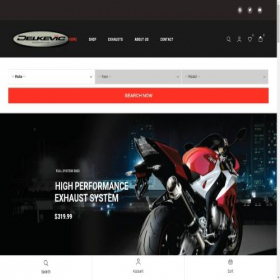Скриншот главной страницы сайта delkevic.com
