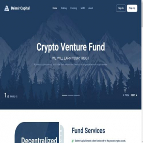 Скриншот главной страницы сайта delmir.net