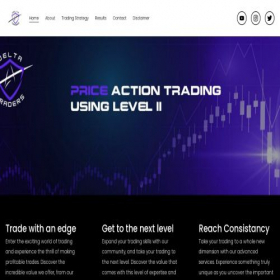 Скриншот главной страницы сайта delta-traders.com