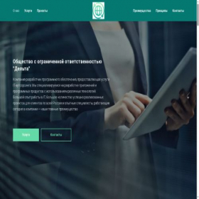 Скриншот главной страницы сайта deltagram.ru
