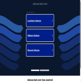 Скриншот главной страницы сайта deluxe-bet.com