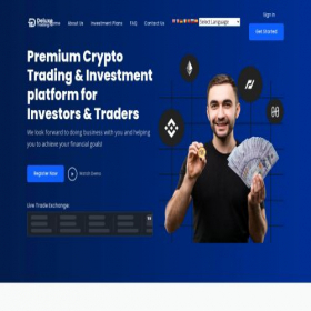 Скриншот главной страницы сайта deluxetradingfx.net