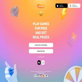 Скриншот главной страницы сайта demo.gamefun.app
