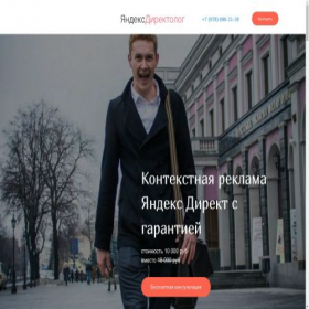 Скриншот главной страницы сайта den-marketolog.ru