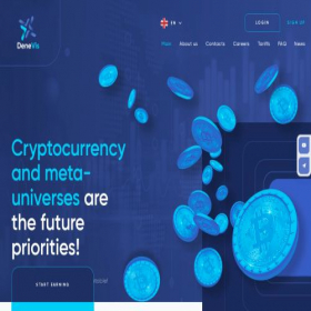 Скриншот главной страницы сайта denevis.net