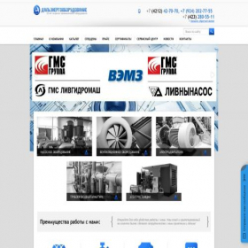 Скриншот главной страницы сайта deodv.ru