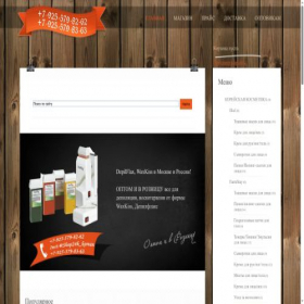 Скриншот главной страницы сайта depilflaxshop.ru