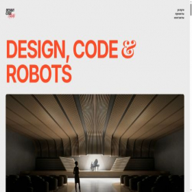 Скриншот главной страницы сайта designcodeandrobots.ru