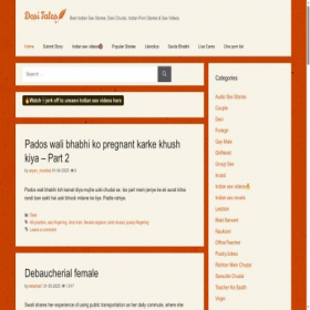Скриншот главной страницы сайта desitales2.com