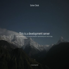 Скриншот главной страницы сайта devserver404.com