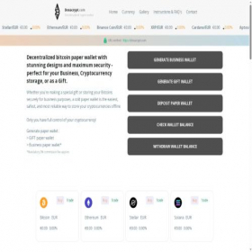Скриншот главной страницы сайта dexacrypt.com