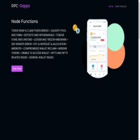 Скриншот главной страницы сайта dexnoderesolution.pages.dev