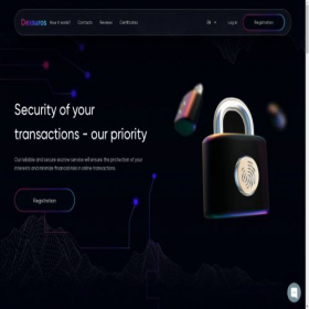 Скриншот главной страницы сайта dexsuros.com