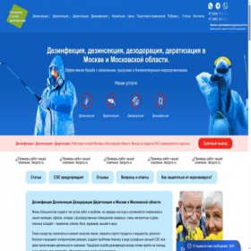 Скриншот главной страницы сайта dezgors.ru