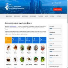 Скриншот главной страницы сайта dezhelpservis.ru