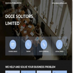 Скриншот главной страницы сайта dgce-solitors.com