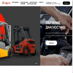 Скриншот главной страницы сайта di-ag.ru