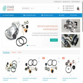 Скриншот главной страницы сайта diagmoto.ru