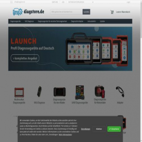 Скриншот главной страницы сайта diagstore.de